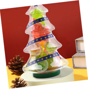 Mäkké sladkosti Ovocné želé v pohároch na vianočný stromček (4)