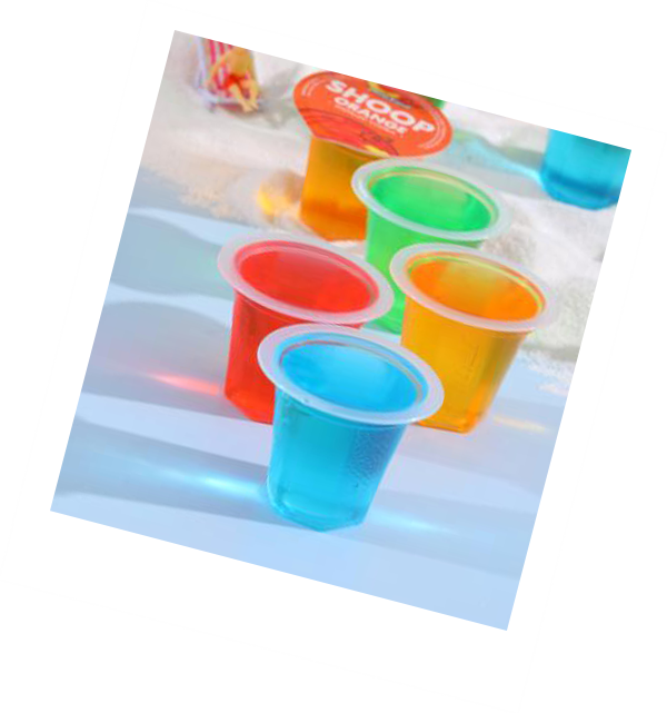 Mix fruit flavoured Vodka jello shots2